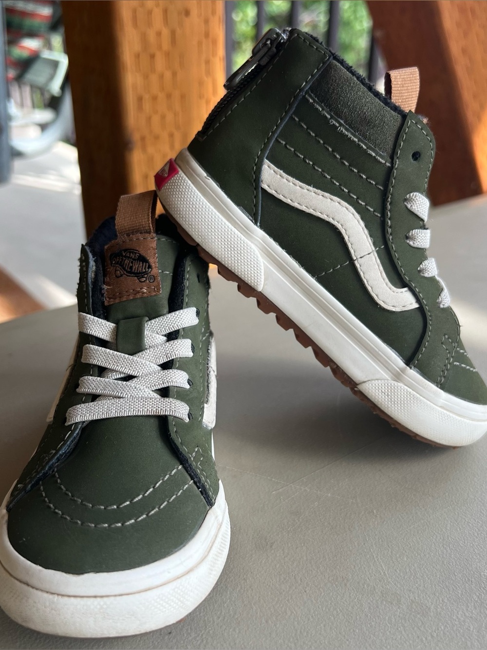 Vans MTE Primaloft Olive High Top Shoes Unisex Toddler 7.5